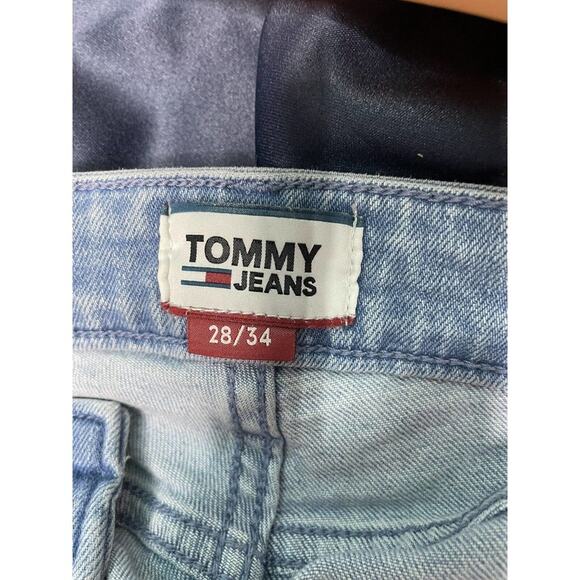 Tommy‎ Jeans Slim Taperes Seve Jean Shorts SIze 28 / 34 - Picture 7 of 8